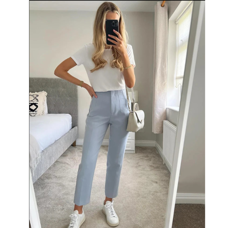 Calça Vintage cintura alta