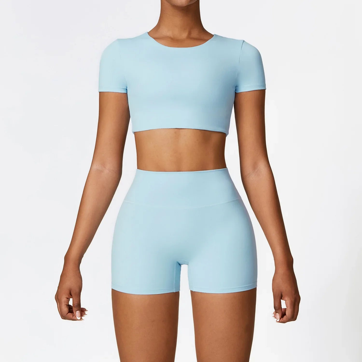 Conjunto de Yoga Sem Costura