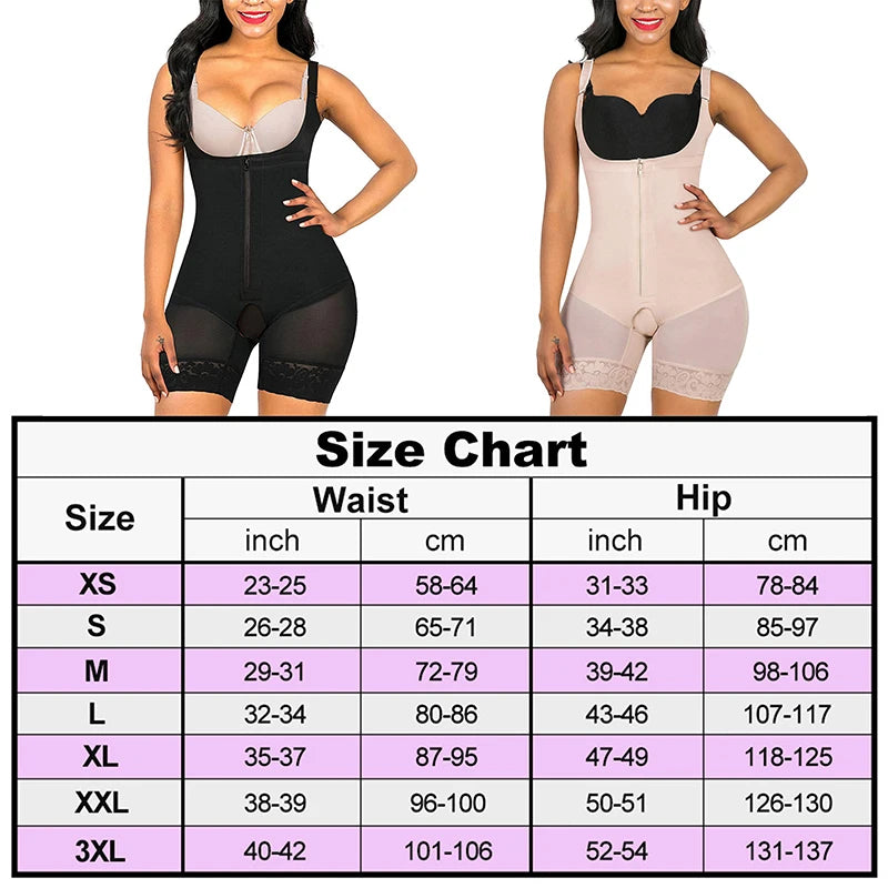 Bodysuit ultra modelador com ZÍPER
