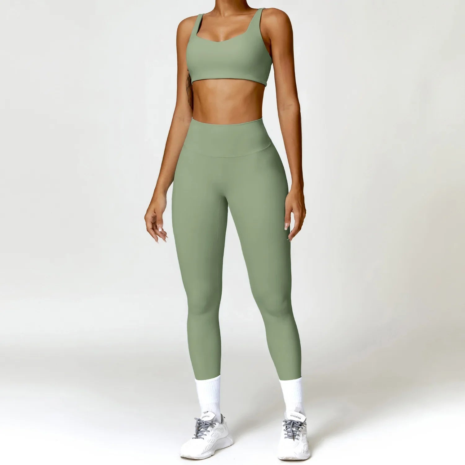 Conjunto de Agasalho de Ioga Feminino 2 Peças