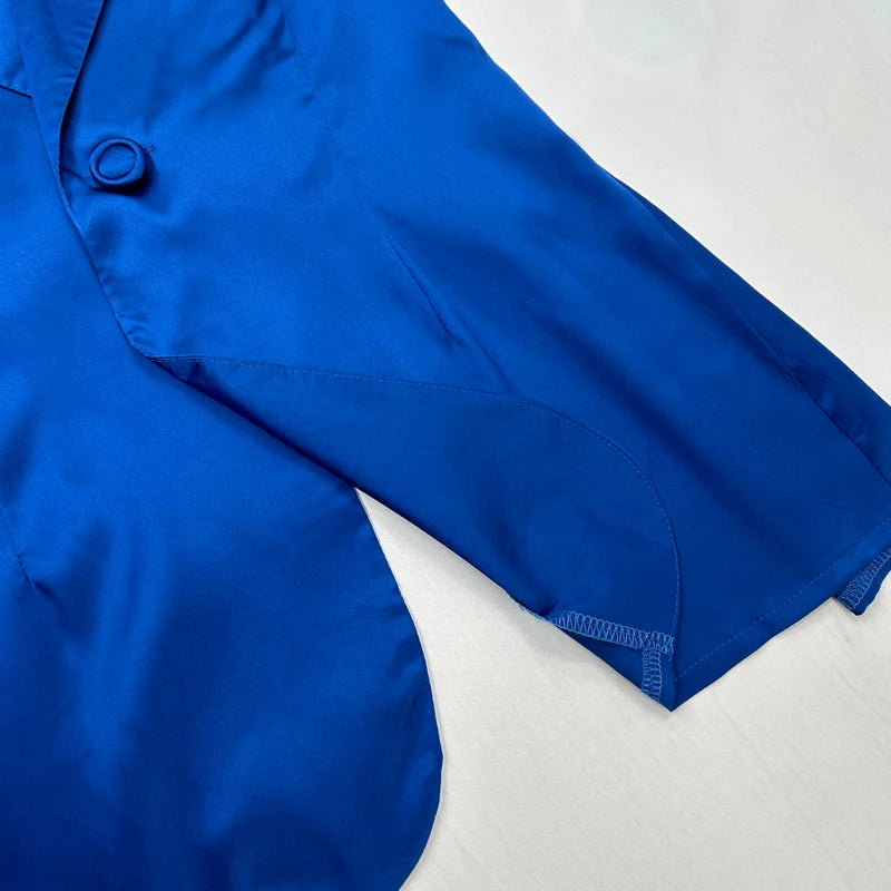 Conjunto Alta Costura Estilo Azul