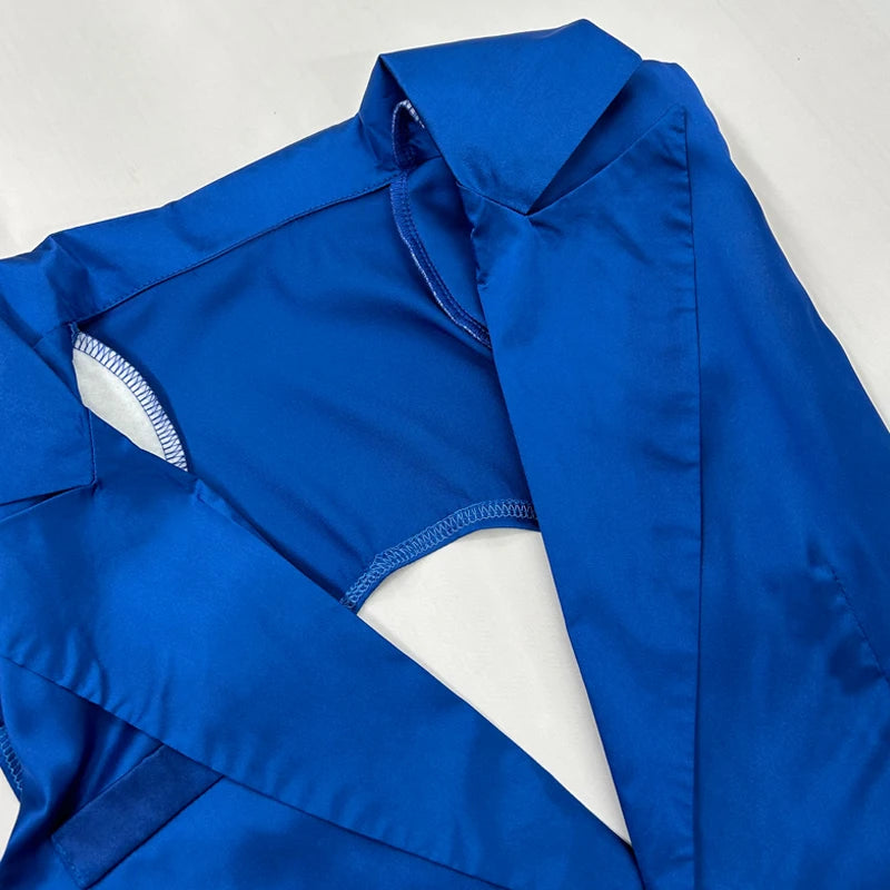 Conjunto Alta Costura Estilo Azul