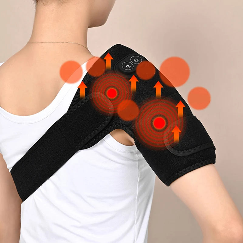 Inovador Massageador USB de Ombro e Joelho com Aquecimento