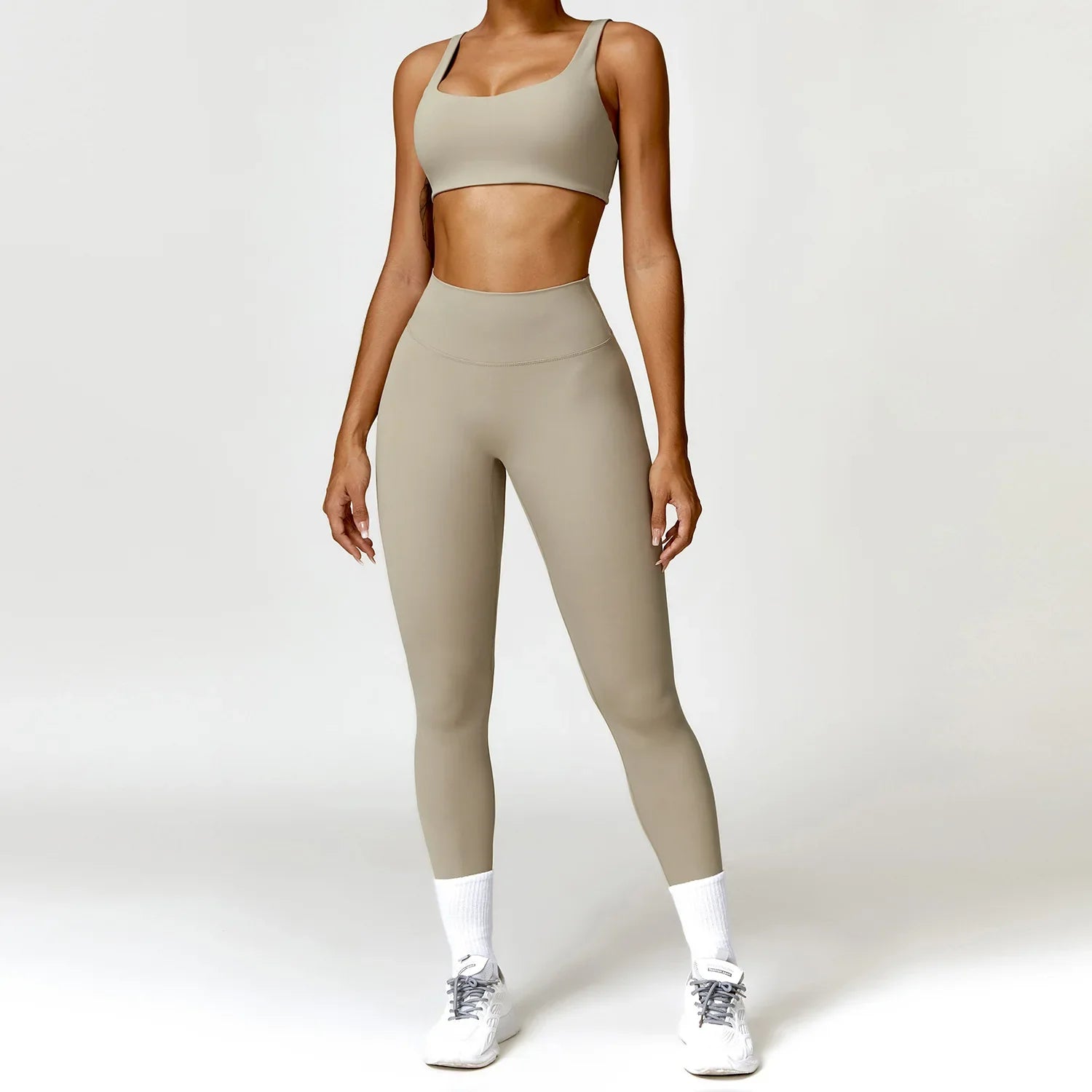 Conjunto de Agasalho de Ioga Feminino 2 Peças