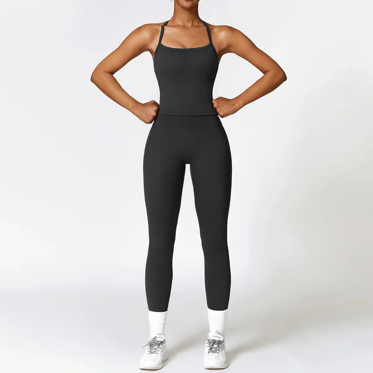 Conjunto de Yoga Sem Costura