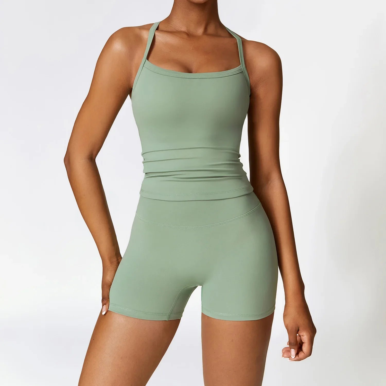 Conjunto de Yoga Sem Costura