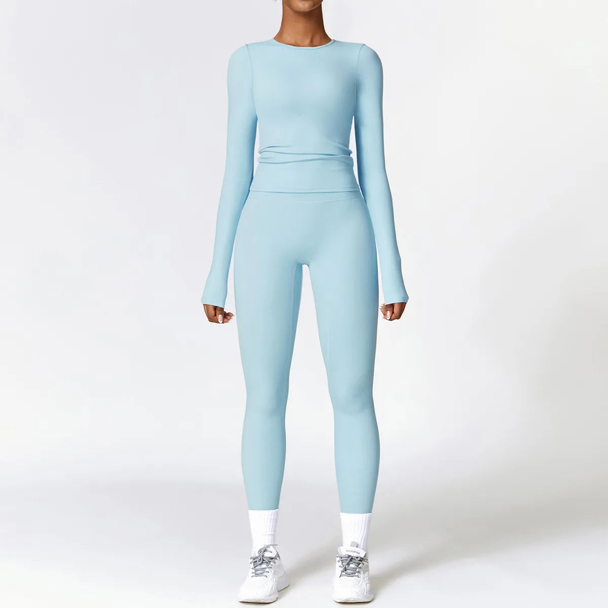 Conjunto de Yoga Sem Costura