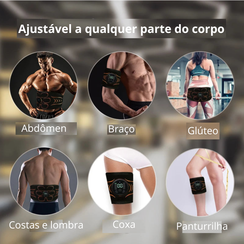 NOVO Super Estimulador Elétrico de Músculos Para Homens e Mulheres - POWER MUSCLE (braços)