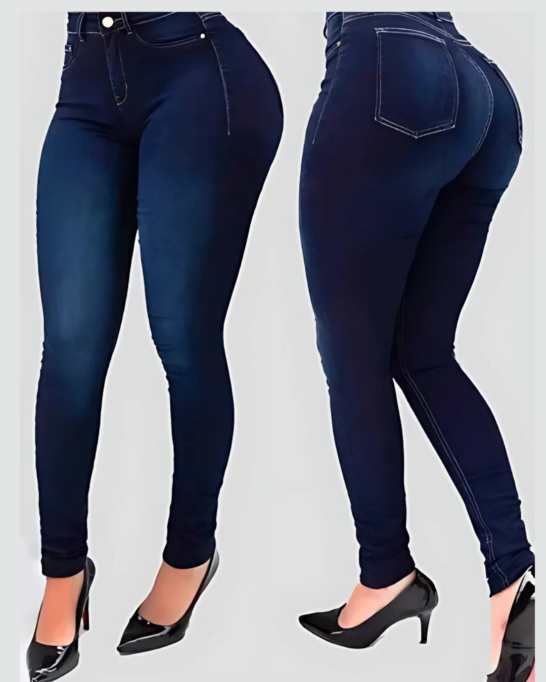 Jeans Skinny cintura allta