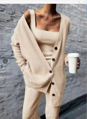 Conjunto Tricot - 3 peças - Outono