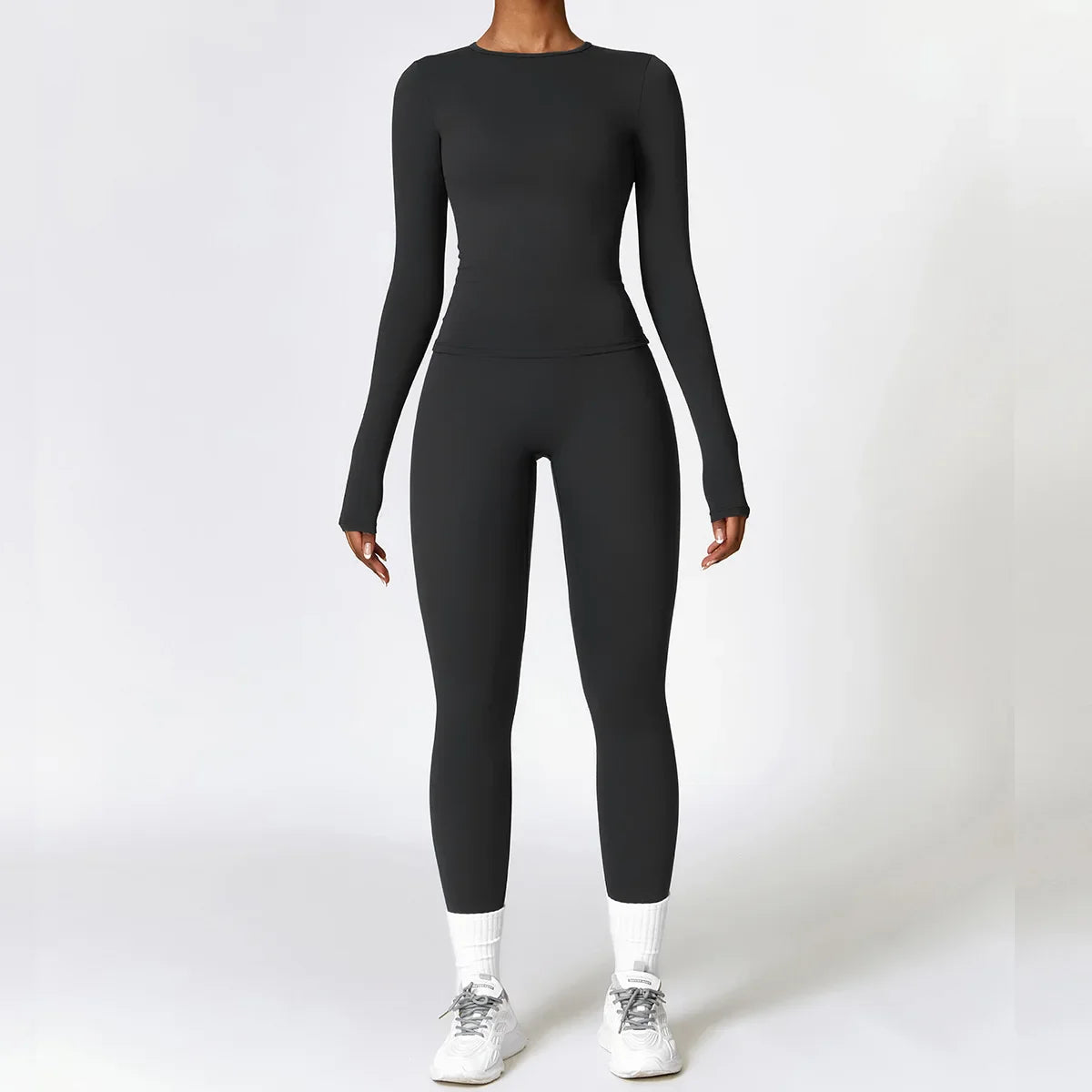 Conjunto de Yoga Sem Costura