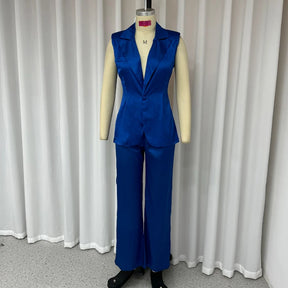 Conjunto Alta Costura Estilo Azul