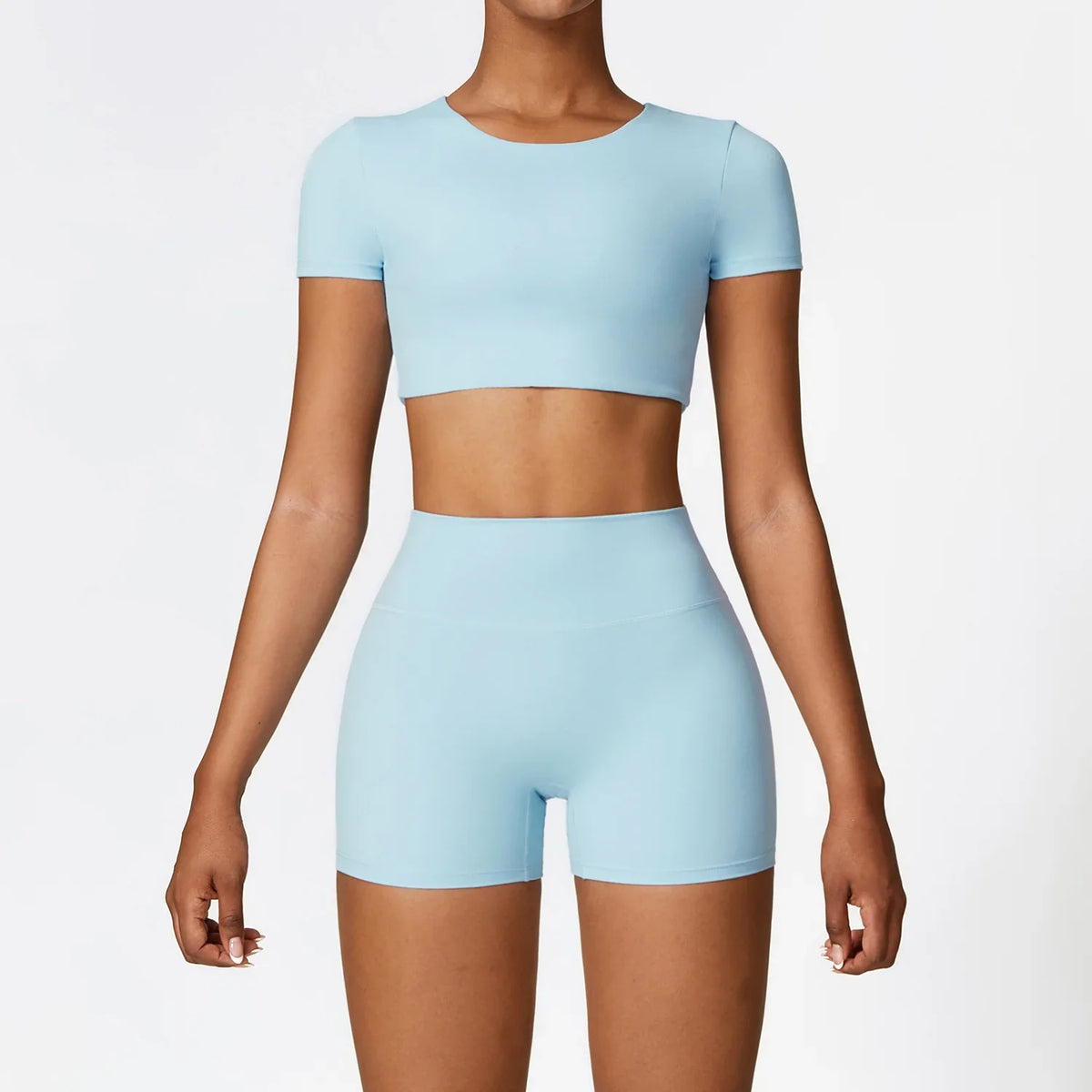 Conjunto de Yoga Sem Costura
