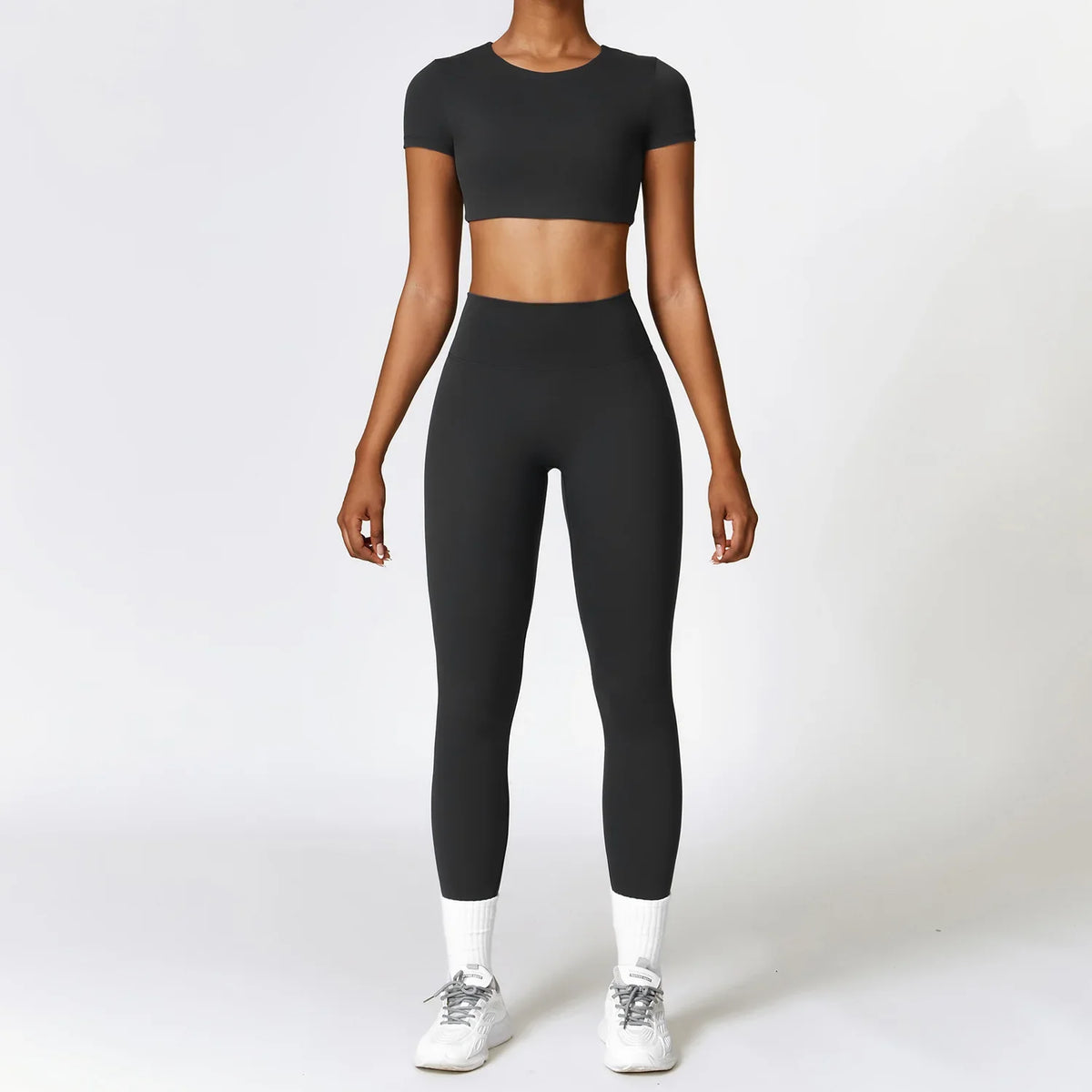 Conjunto de Yoga Sem Costura