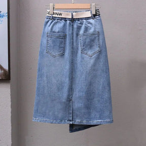 Saia Jeans Irregular