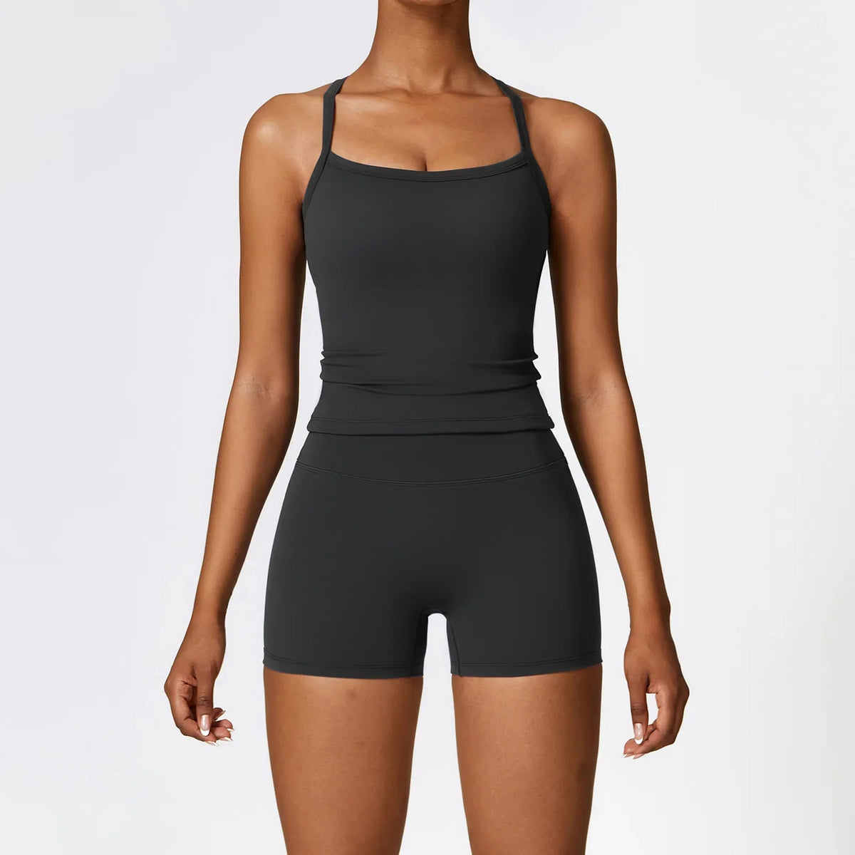 Conjunto de Yoga Sem Costura