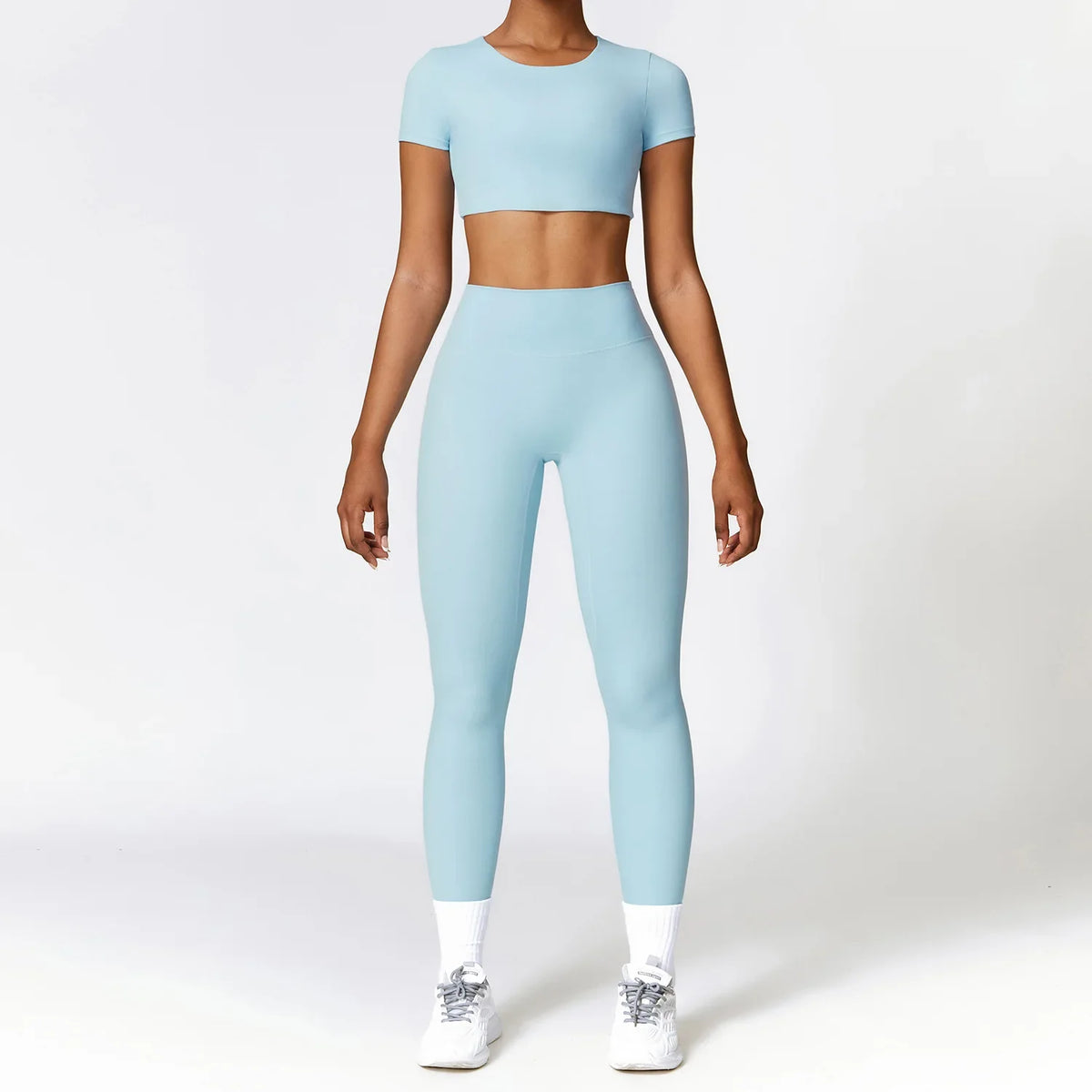 Conjunto de Yoga Sem Costura