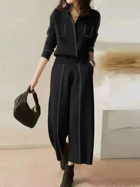 Conjunto Alta Costura Outono Fashion