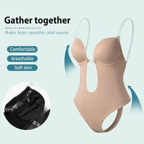 Body modelador invisível, SEM COSTAS