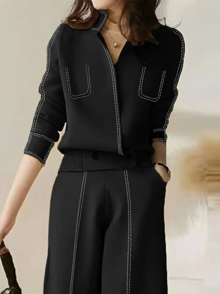Conjunto Alta Costura Outono Fashion