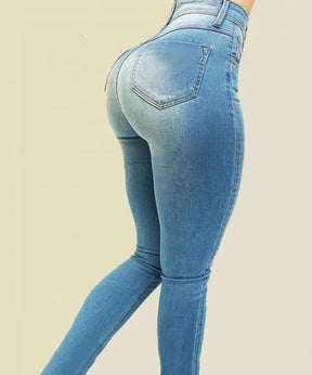 Jeans Skinny cintura allta