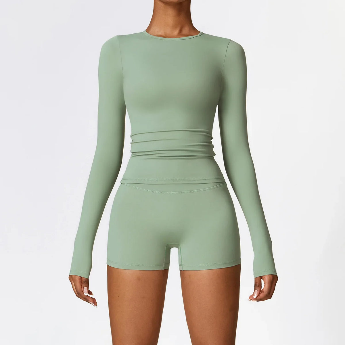 Conjunto de Yoga Sem Costura