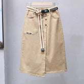 Saia Jeans Irregular