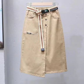 Saia Jeans Irregular