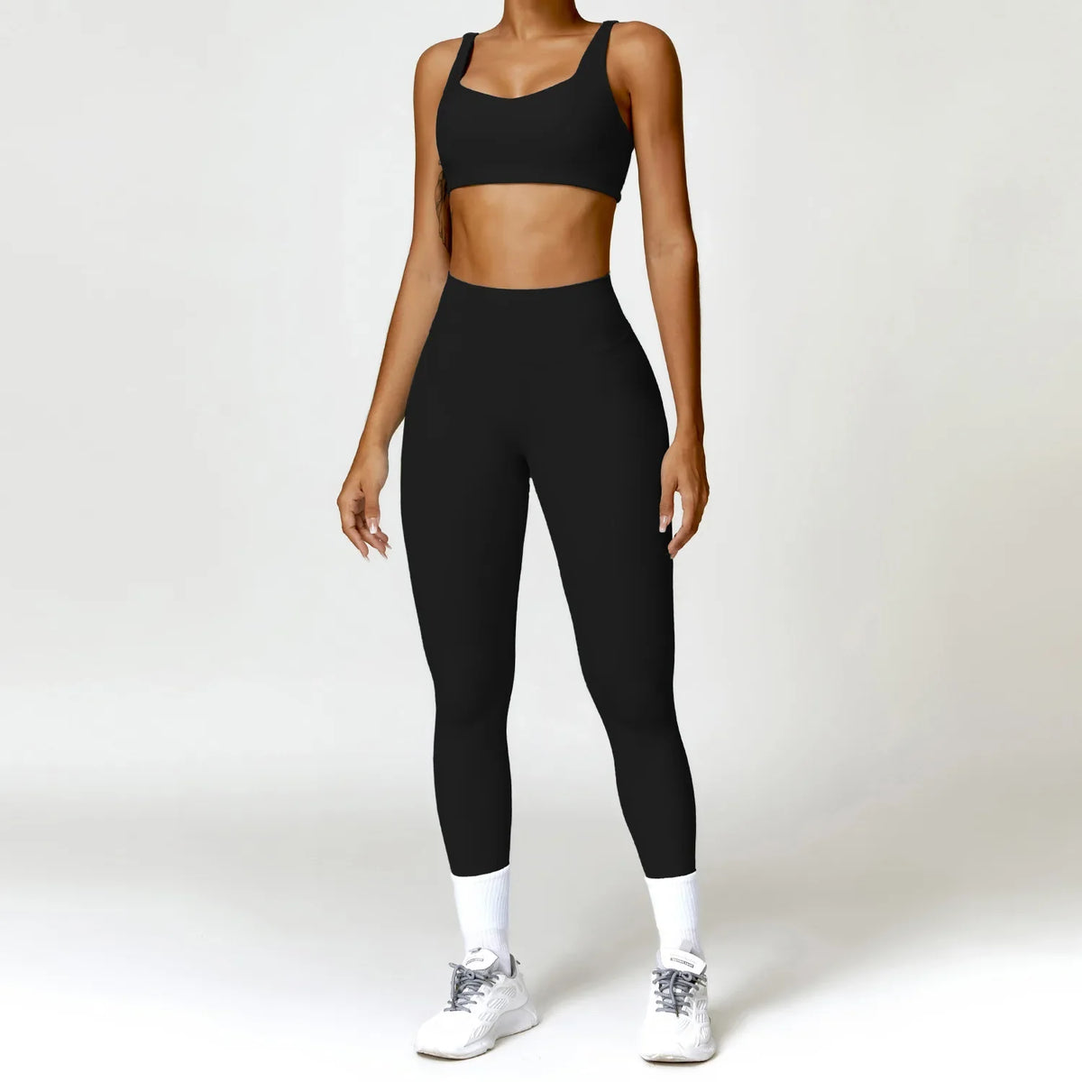 Conjunto de Agasalho de Ioga Feminino 2 Peças
