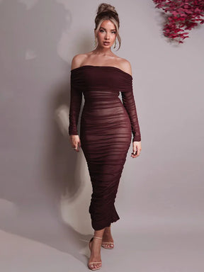 Vestido Maxi Ombro a Ombro