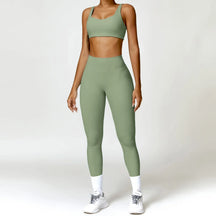 Conjunto de Agasalho de Ioga Feminino 2 Peças
