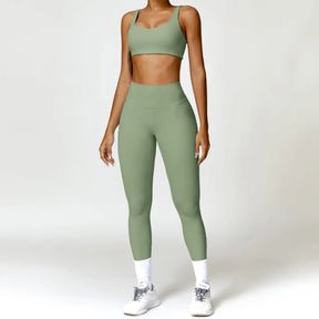 Conjunto de Agasalho de Ioga Feminino 2 Peças