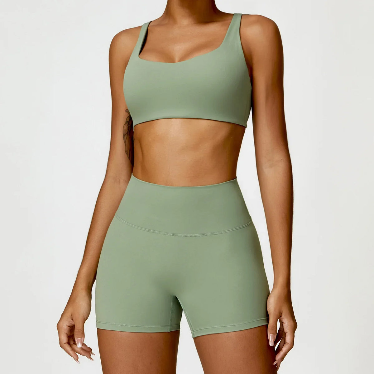 Conjunto de Agasalho de Ioga Feminino 2 Peças