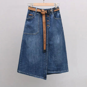 Saia Jeans Irregular
