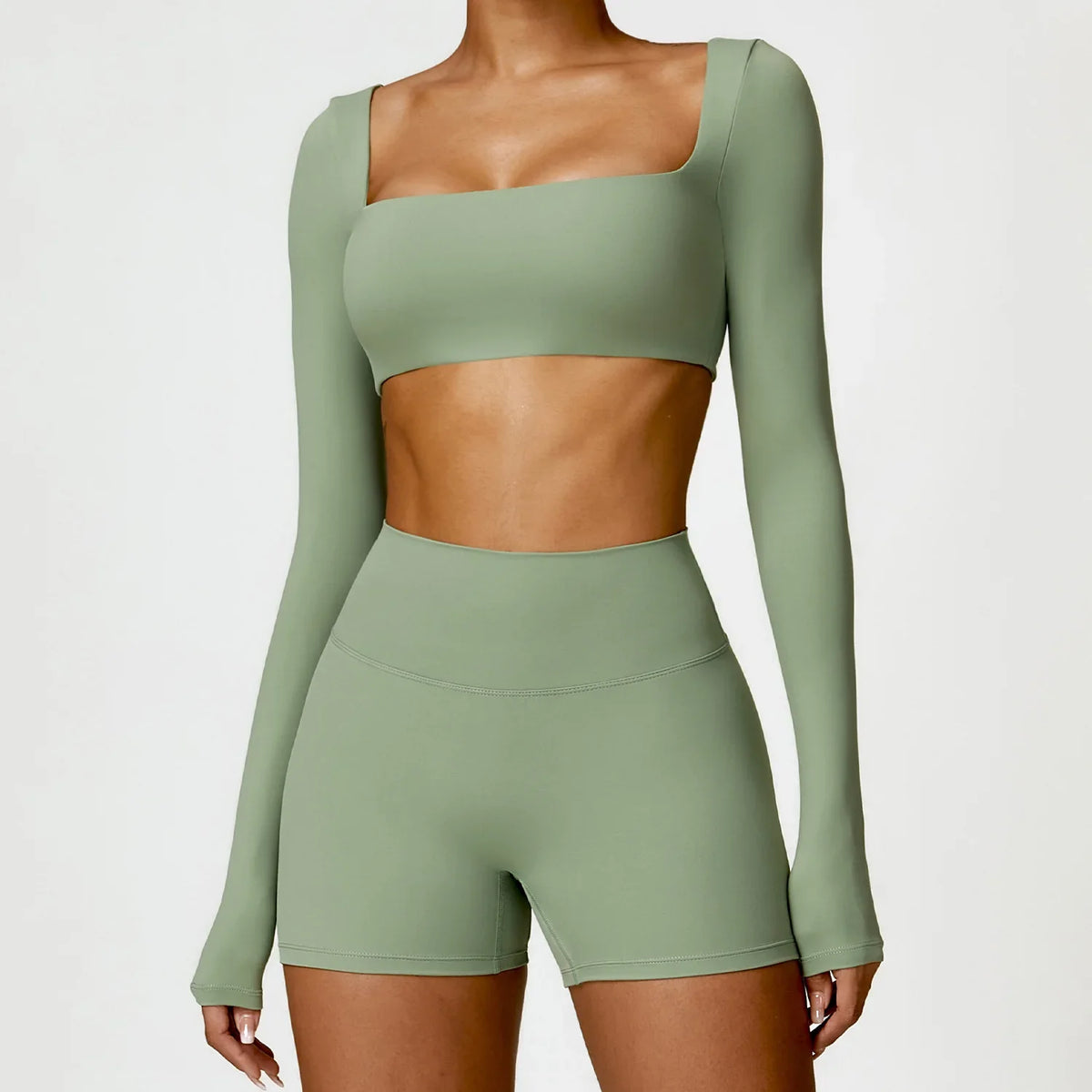 Conjunto de Agasalho de Ioga Feminino 2 Peças