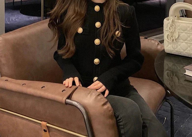Cardigan Modal Com botões