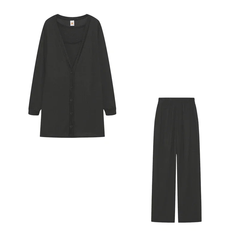 Conjunto Tricot - 3 peças - Outono