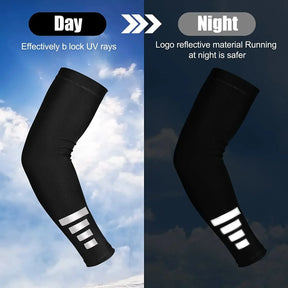 2Peçass Manga de Proteção Solar com Tecnologia Ice Silk