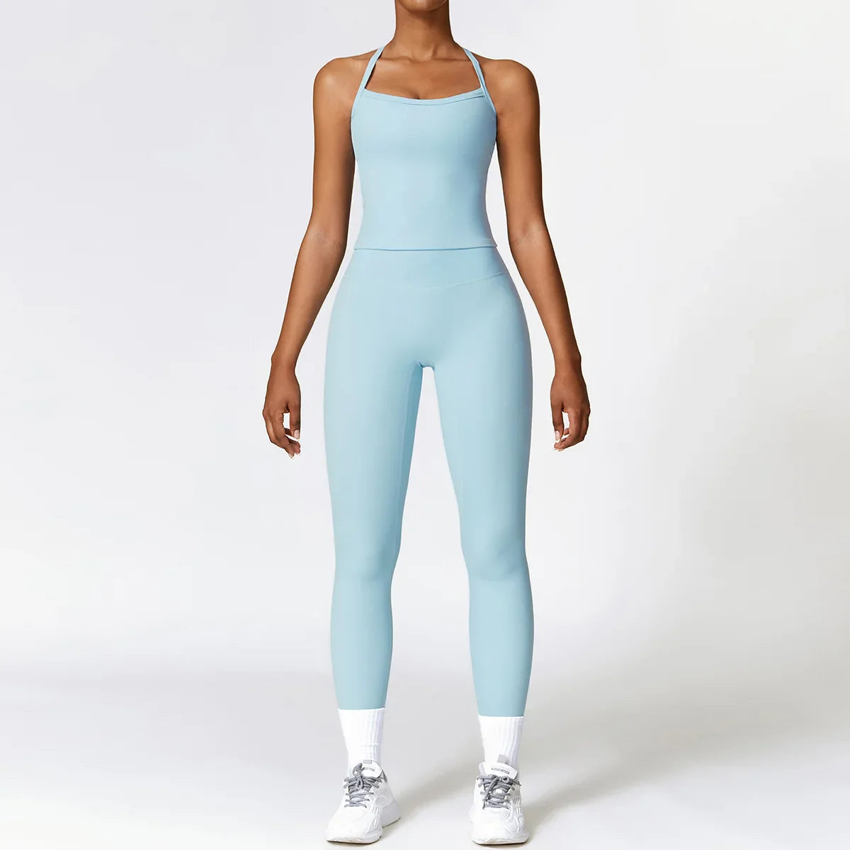 Conjunto de Yoga Sem Costura