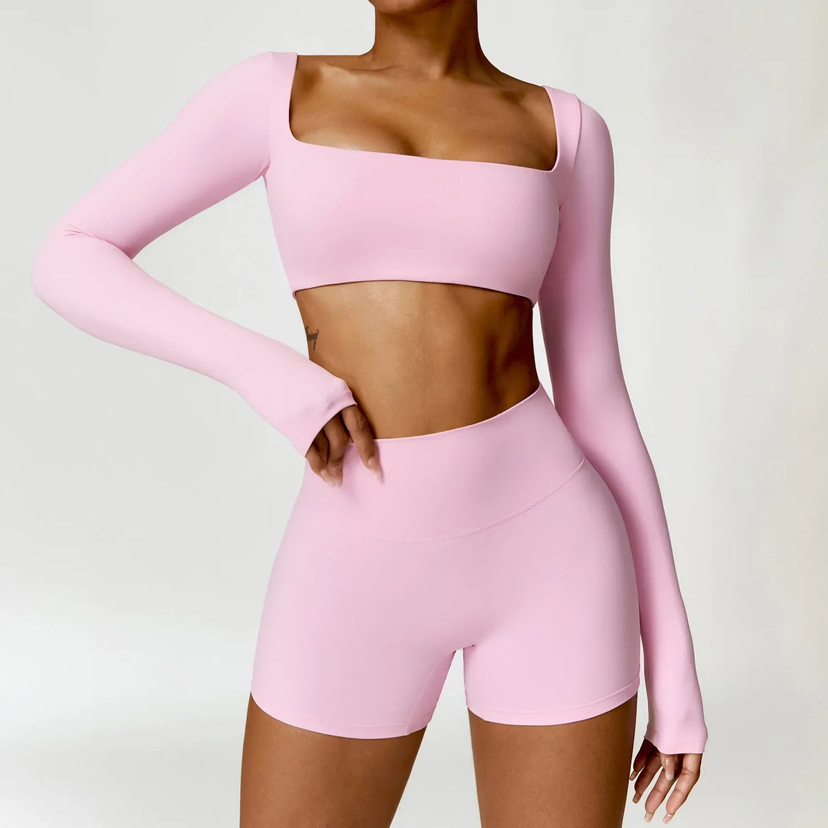 Conjunto de Agasalho de Ioga Feminino 2 Peças