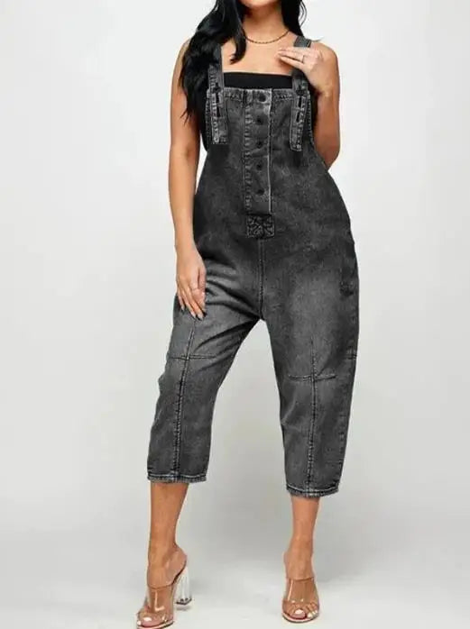 Macacão Denim Retrô 2025