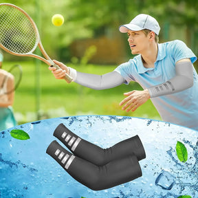 2Peçass Manga de Proteção Solar com Tecnologia Ice Silk