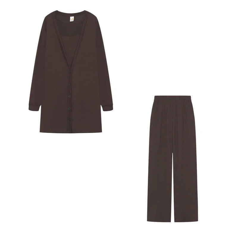 Conjunto Tricot - 3 peças - Outono