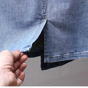 Saia Jeans Irregular