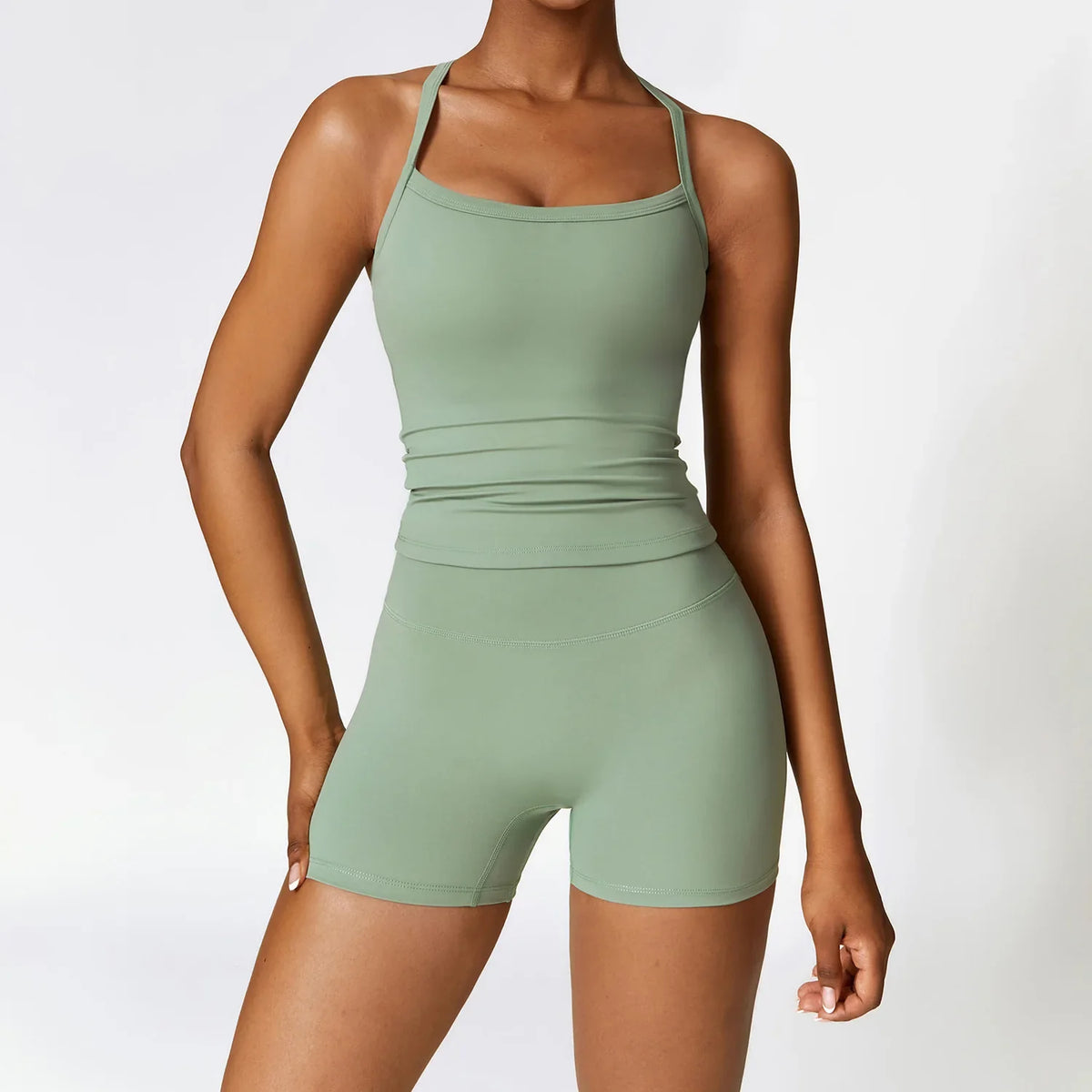 Conjunto de Yoga Sem Costura