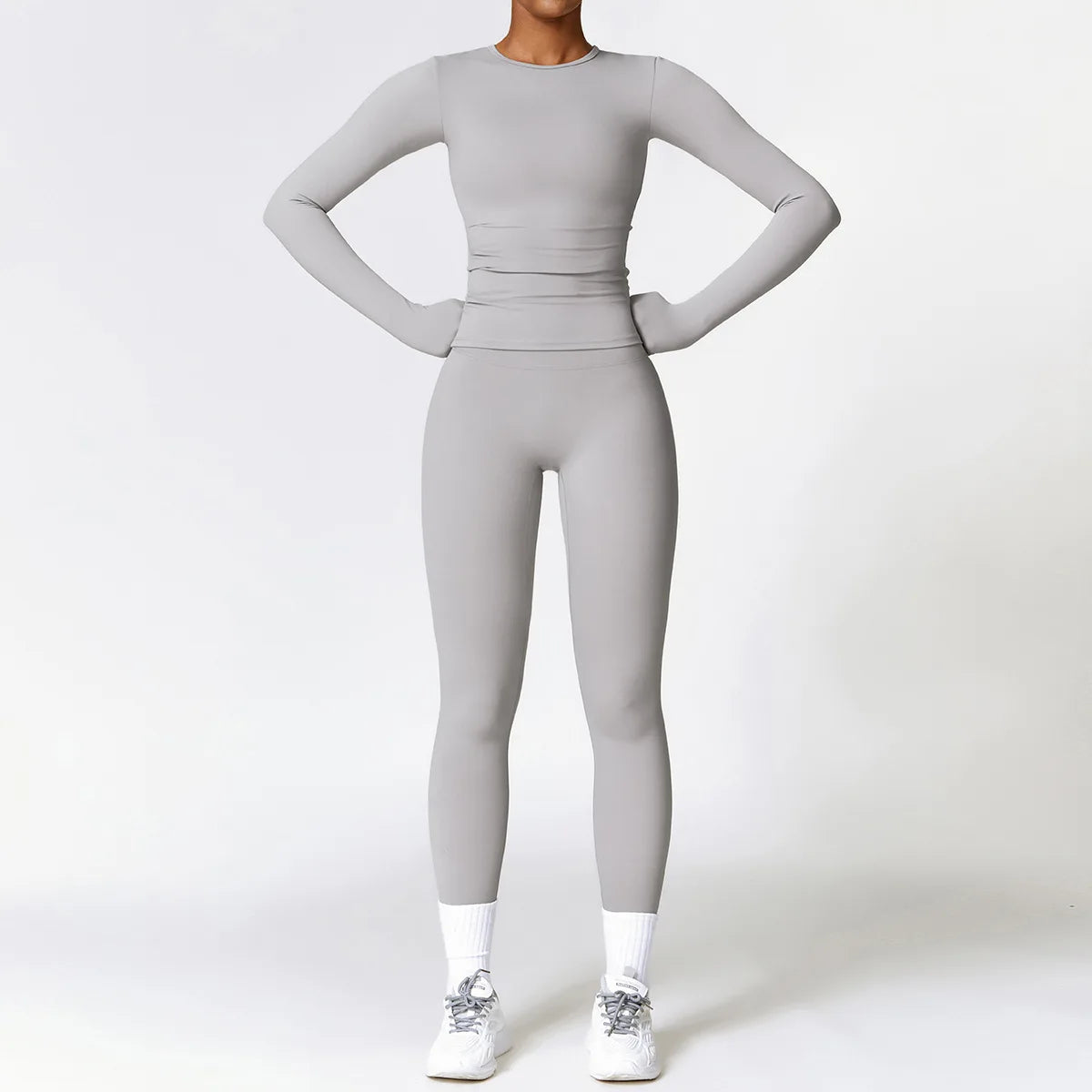 Conjunto de Yoga Sem Costura