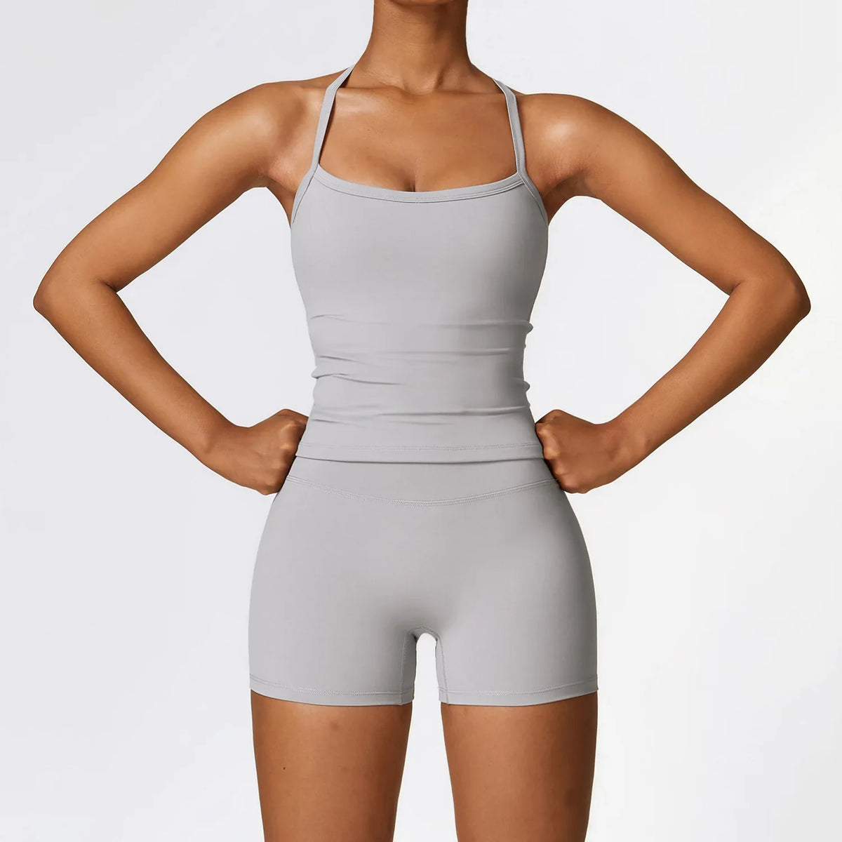 Conjunto de Yoga Sem Costura