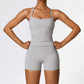 Conjunto de Yoga Sem Costura