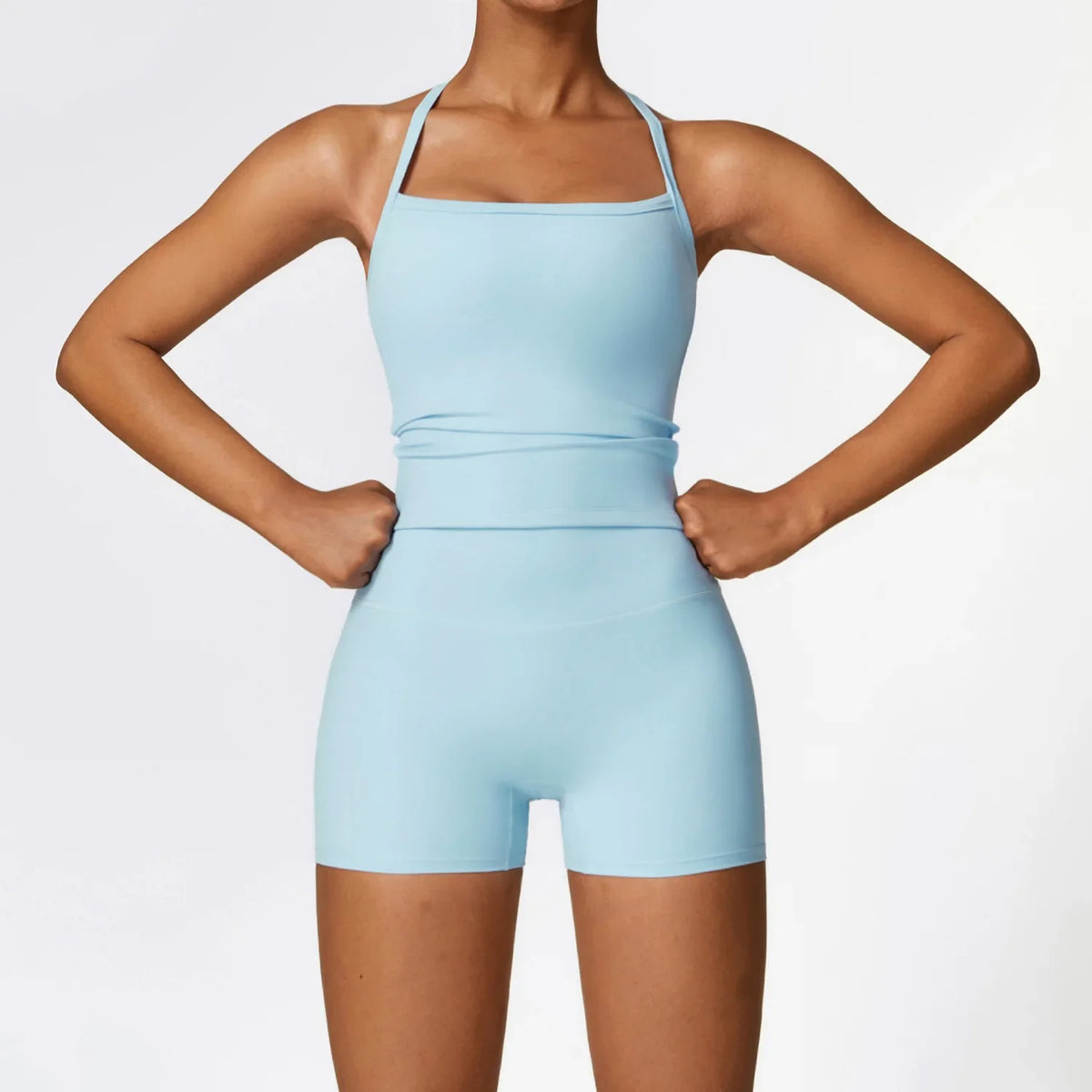 Conjunto de Yoga Sem Costura