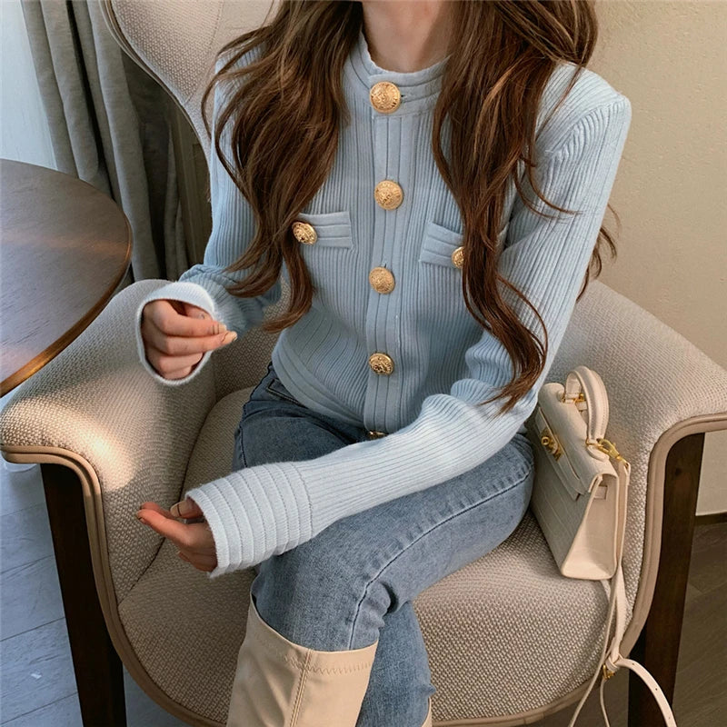 Cardigan Modal Com botões